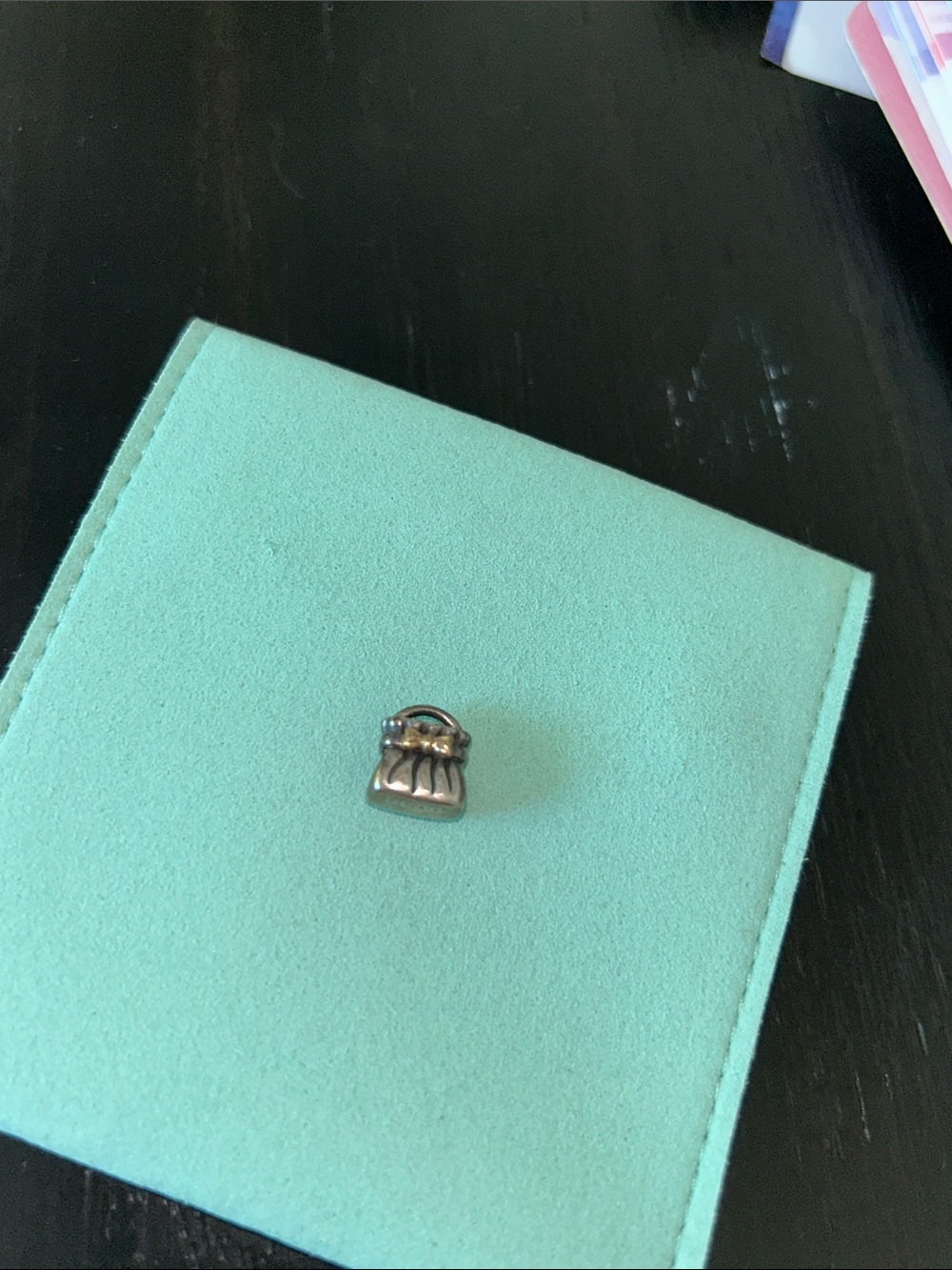 Pandora Sterling Silver Purse Charm - Silver